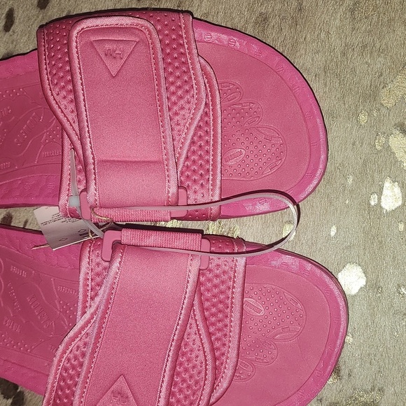 Adidas x Pharrell Williams Boost Slides Semi Solar Pink FV7289 Men's - Picture 5 of 6